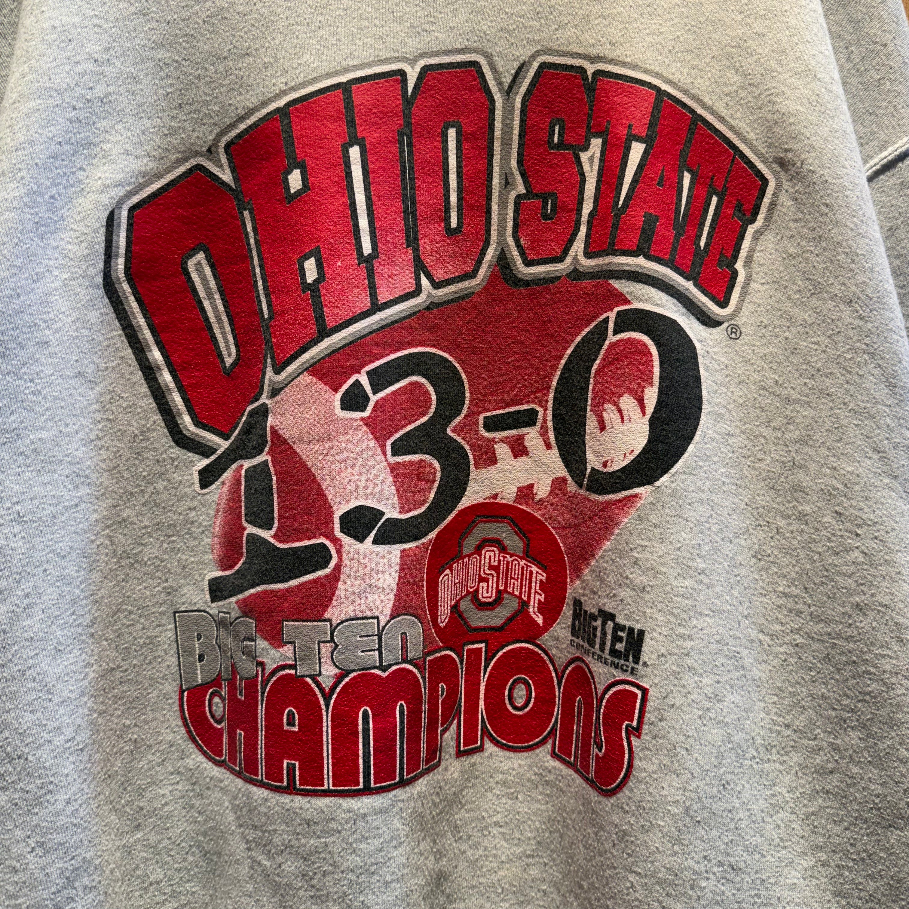 Vintage Ohio State Football Undefeated Champions Sweatshirt: XXL