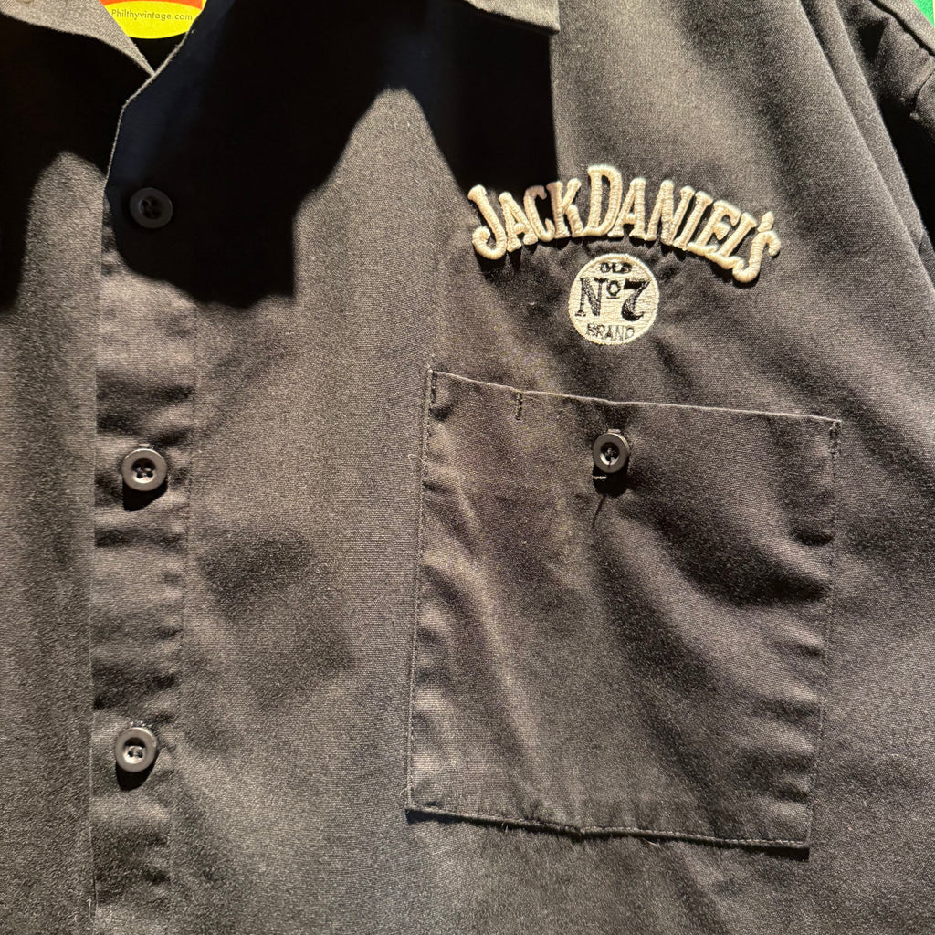 Vintage Jack Daniels Tennessee Whiskey Button Down Shirt: Large