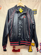 Load image into Gallery viewer, Vtg 80's Nike Black &amp; Red Satin Jacket: M
