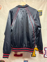 Load image into Gallery viewer, Vtg 80's Nike Black &amp; Red Satin Jacket: M
