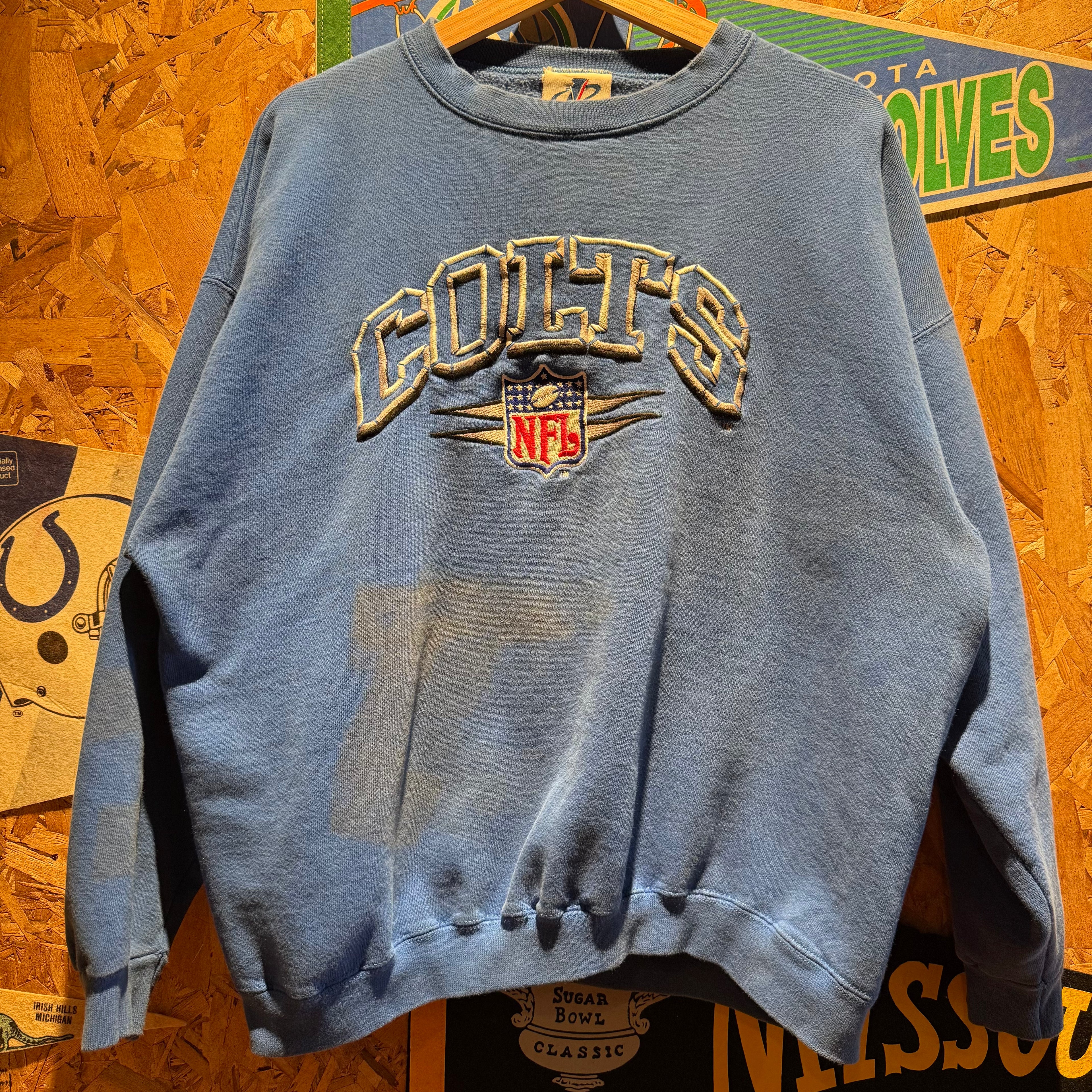 Vintage NFL Indianapolis Colts Sweatshirt: Large