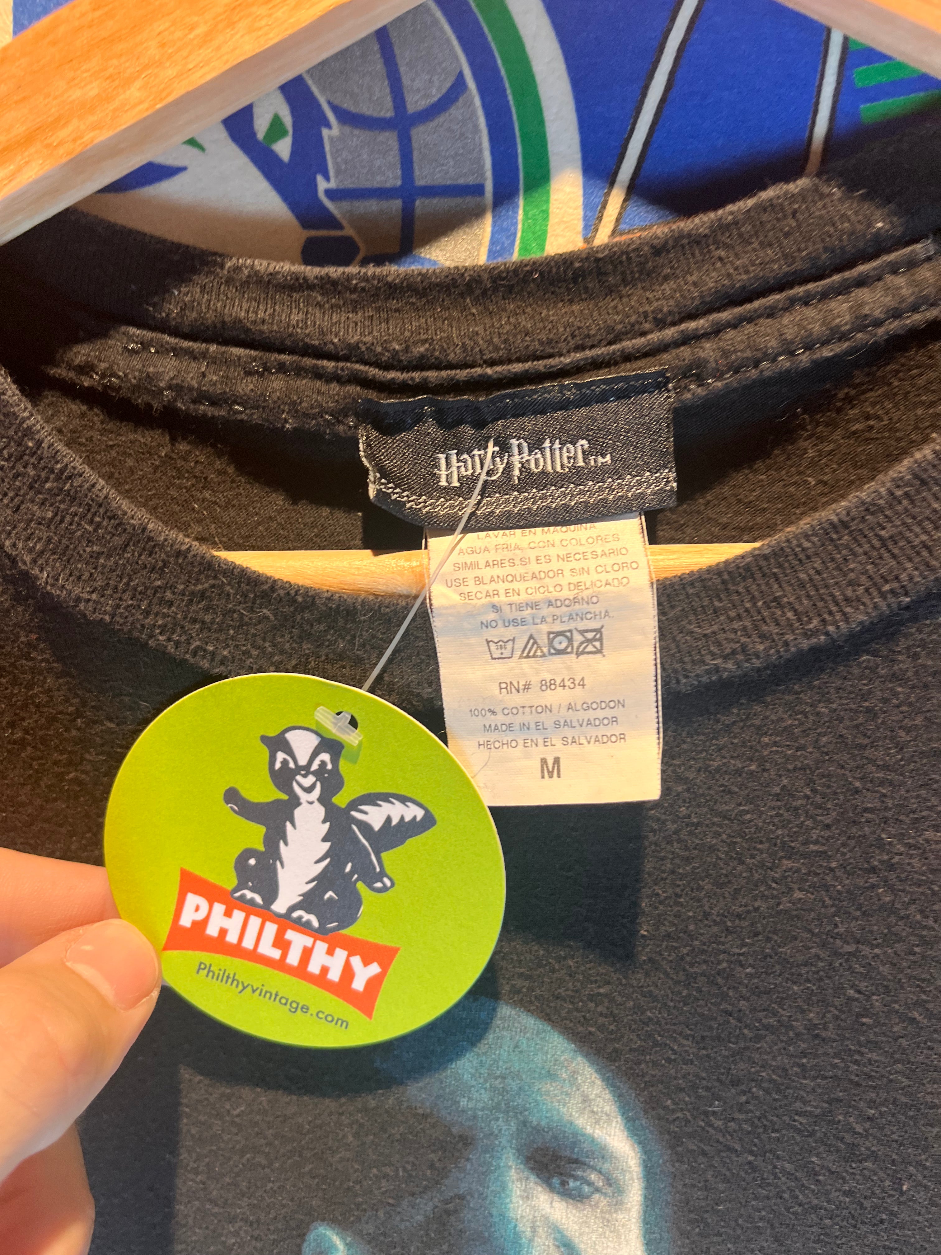 Vintage Harry Potter Order of Phoenix Movie Voldemort Black T-Shirt: Medium