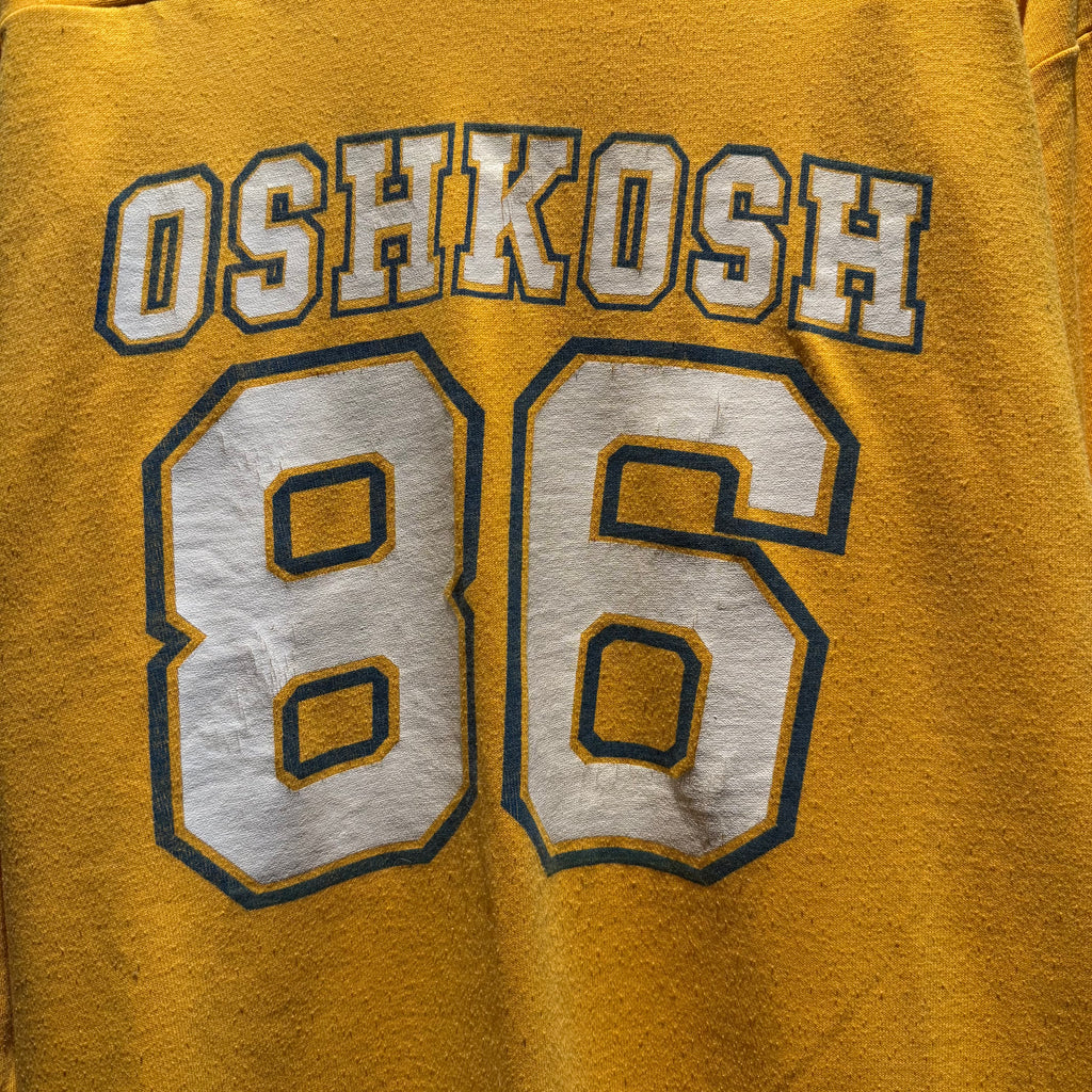 Vintage Yellow Oshkosh Seamless-Side Jersey Shirt: XL
