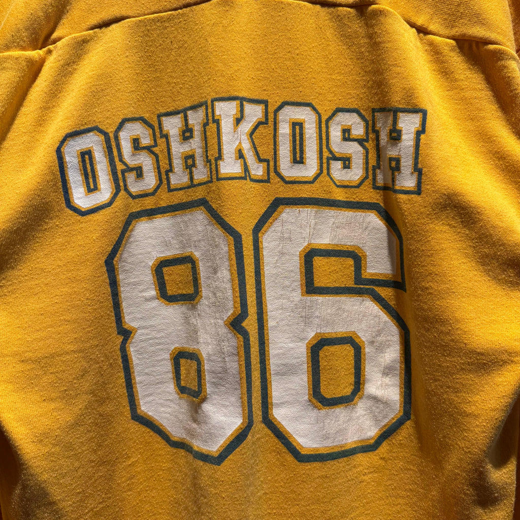 Vintage Yellow Oshkosh Seamless-Side Jersey Shirt: XL