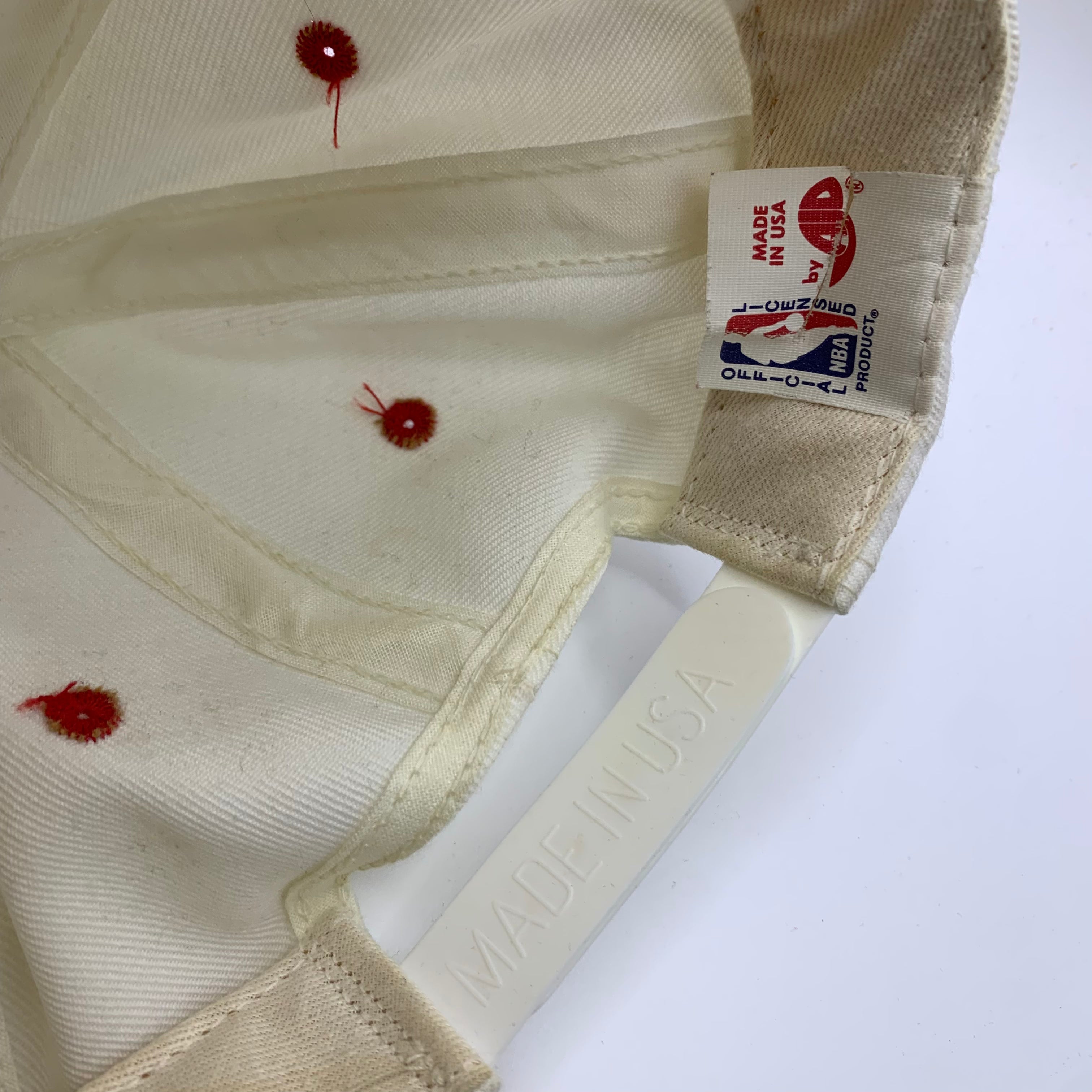 Vintage Hakeem Olajuwon Houston Rockets 34 AJD NBA Snapback Hat