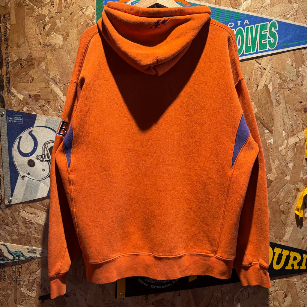 Vintage University of Evansville Purple Aces Hoodie: Large