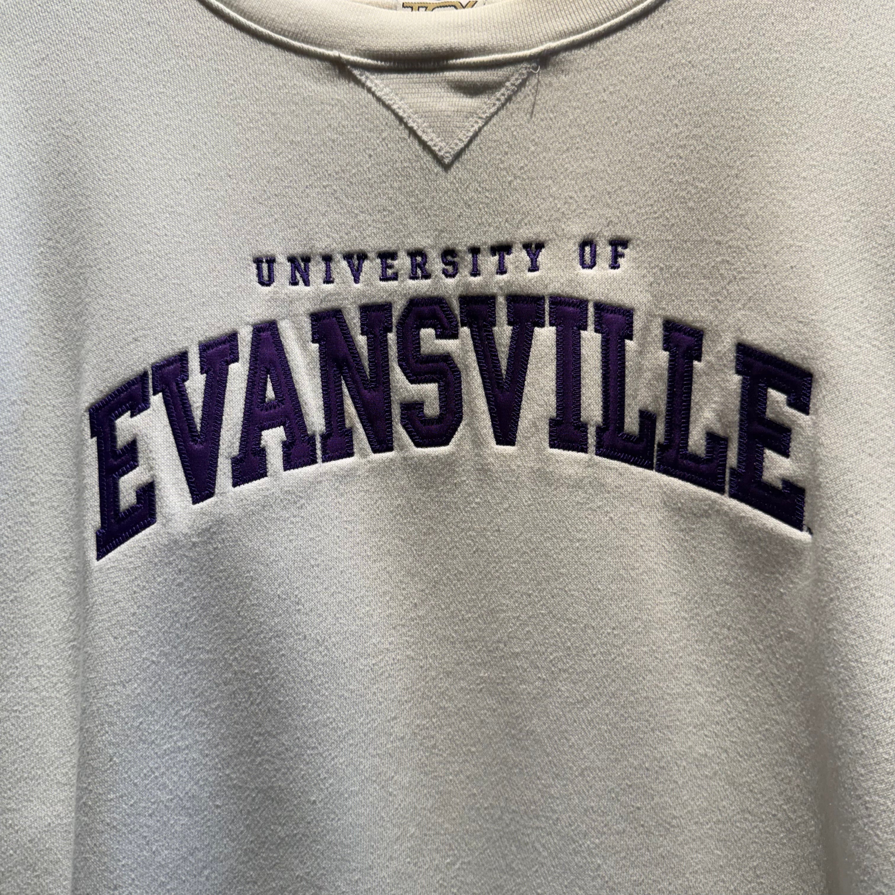 Vintage University of Evansville Sweatshirt: XL