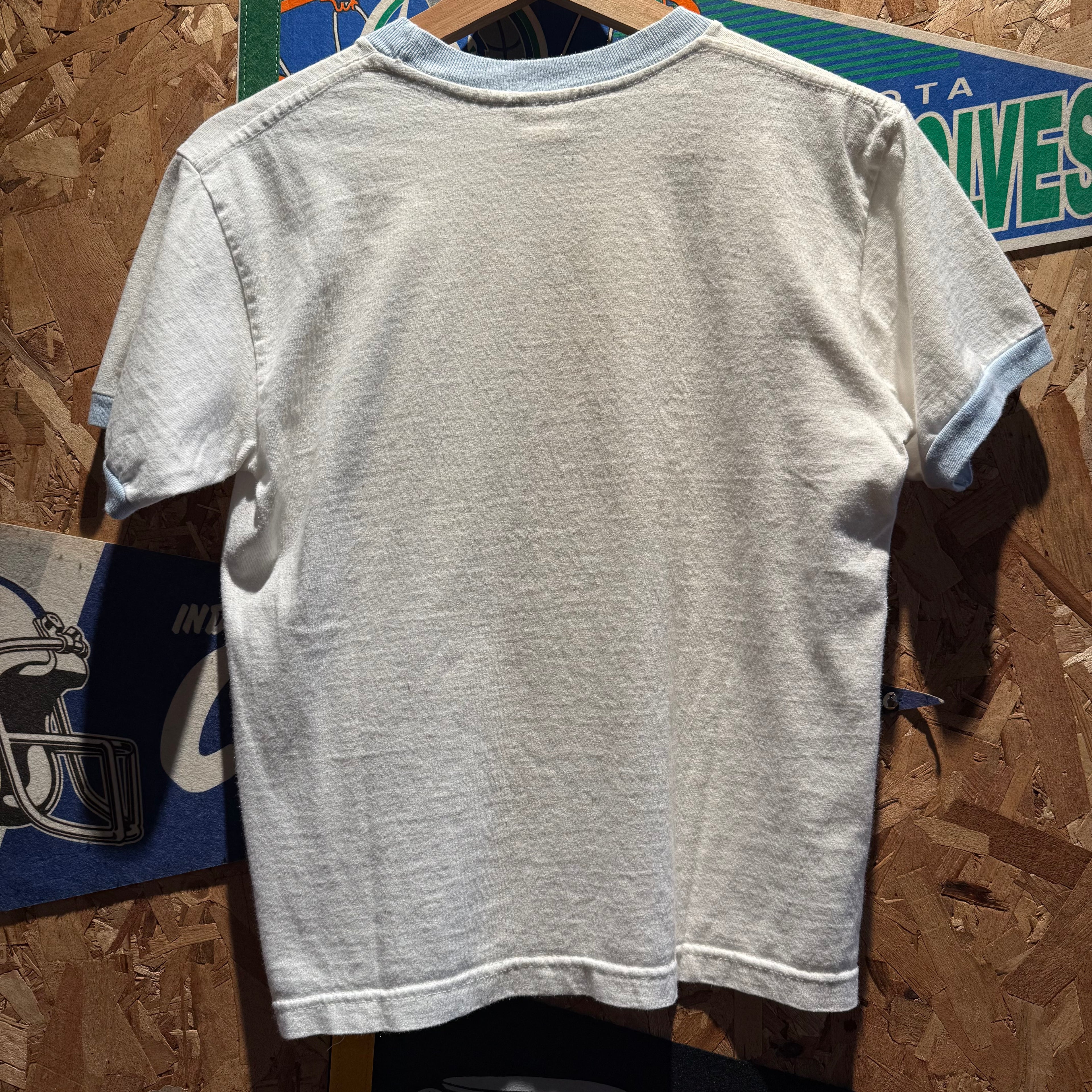 Vintage Smurf Glitter Graphic T-Shirt: Small