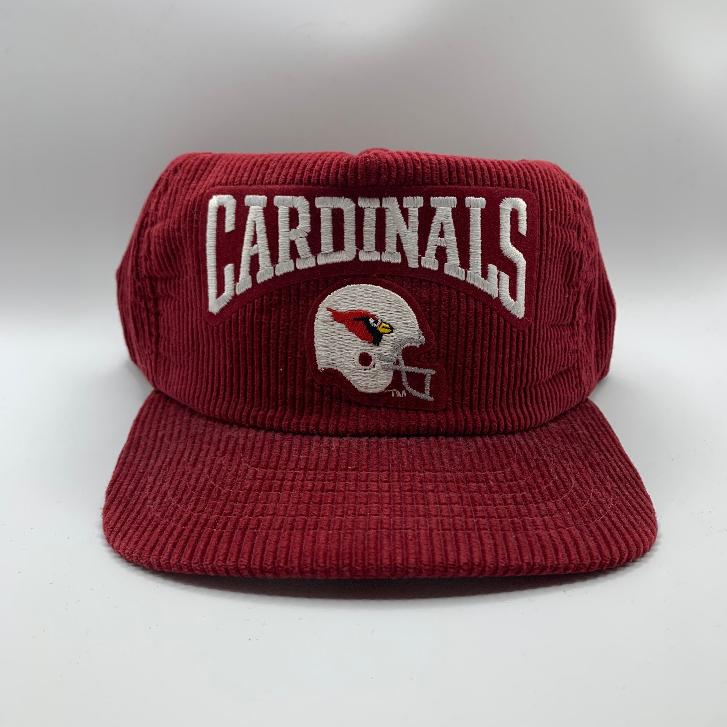 Vintage Arizona Cardinals Corduroy Football NFL Snapback Hat