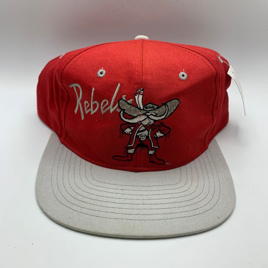 Vintage University of Nevada Las Vegas Rebels College Snapback Hat BNWT