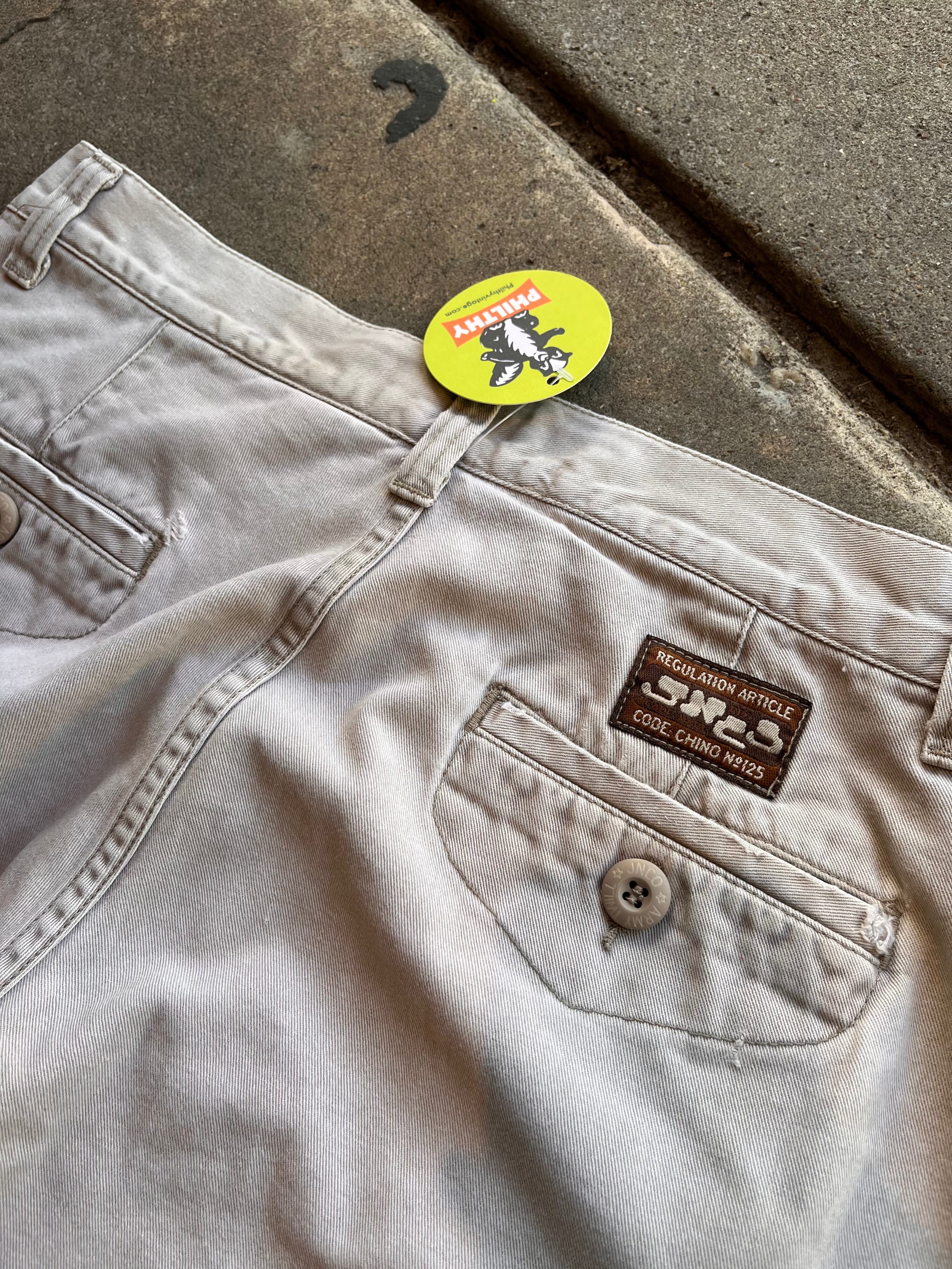Vintage JNCO Chino 24 Inch Khaki USA Y2K No125 Military Pants: 34x32