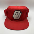 Vintage University of Oklahoma Sooners OU Collegiate University Red Snapback Hat