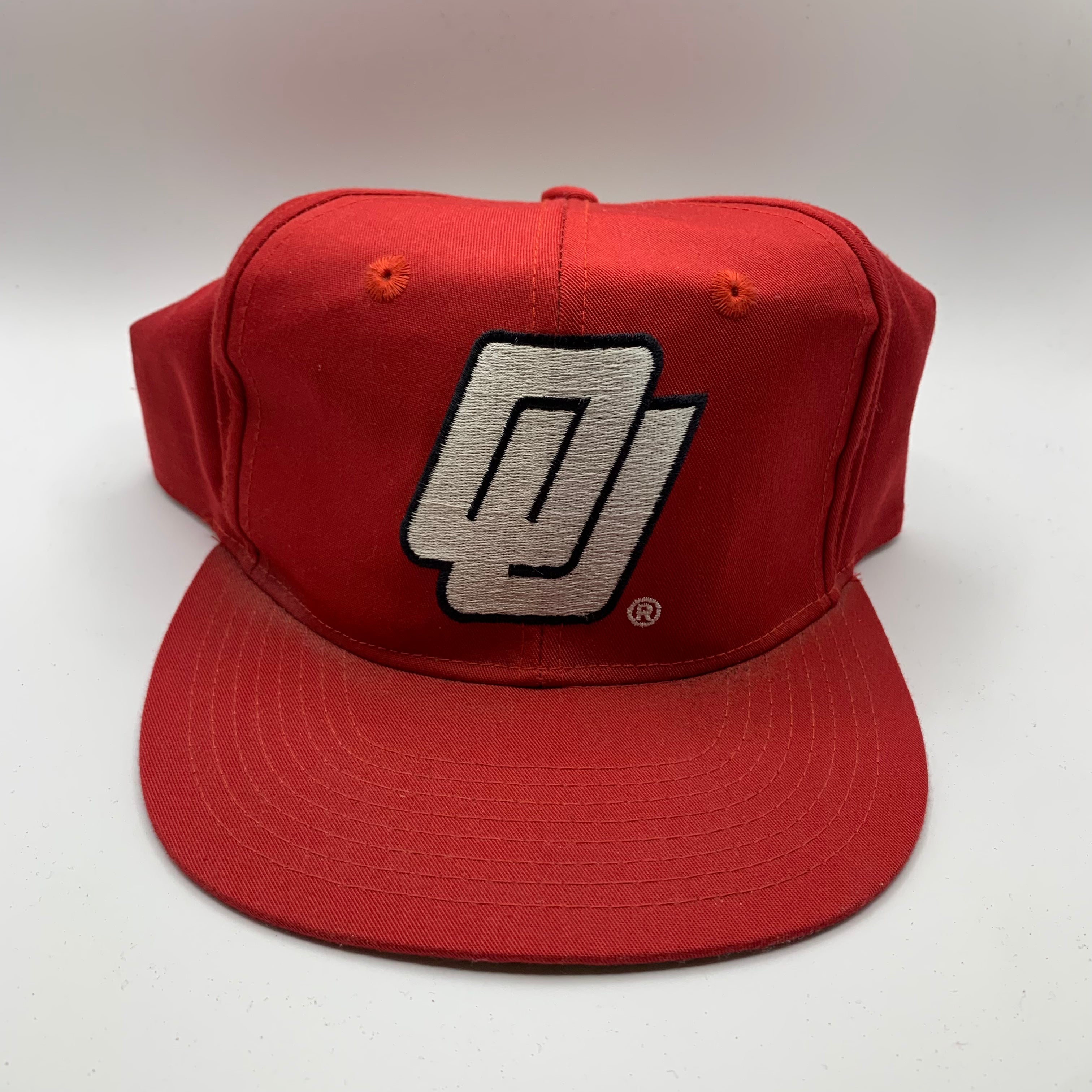 Vintage University of Oklahoma Sooners OU Collegiate University Red Snapback Hat