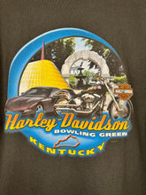 Load image into Gallery viewer, Vintage Harley Davidson Chrome Skull Bowling Green Kentucky Motorcycle T-Shirt: XL
