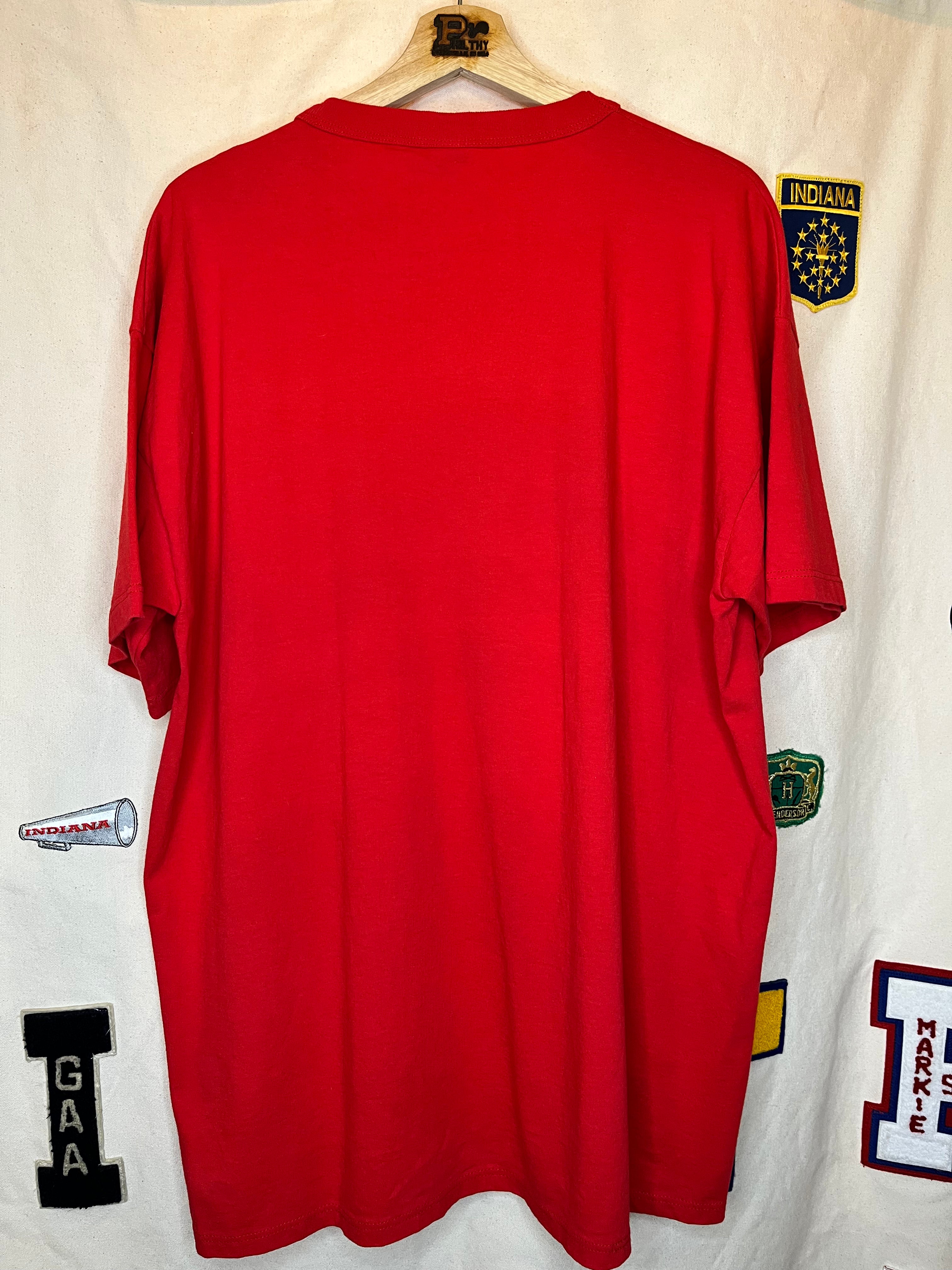 Vintage St.Louis Cardinals MLB Russel USA Red T-Shirt: XL