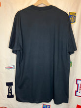 Load image into Gallery viewer, Vintage Mickey Mouse Indiana Walt Disney Black Velva Sheen T-Shirt: XL
