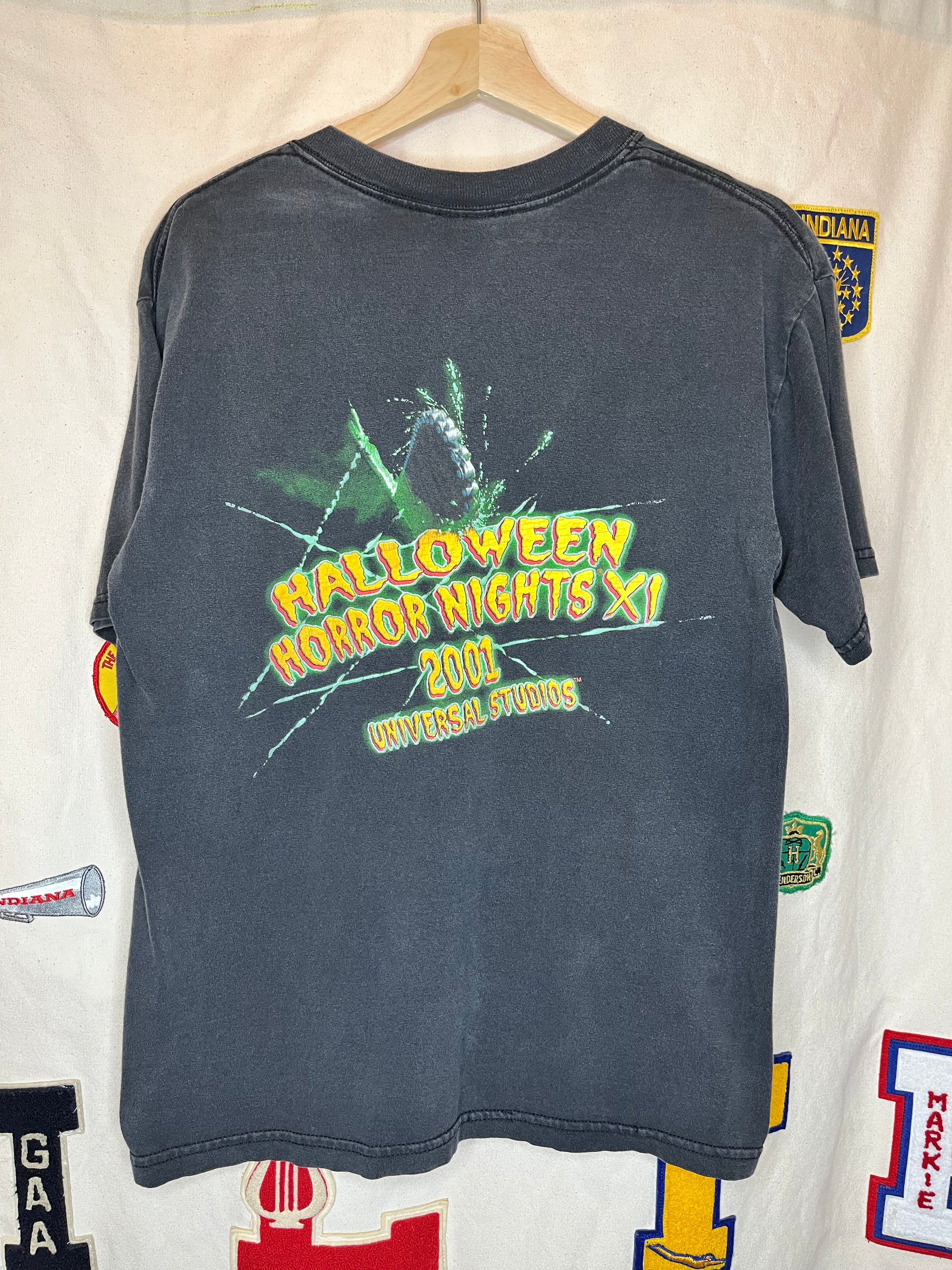 Vintage Tie Dye Halloween Horror deals Nights 2001 Eddie Shirt