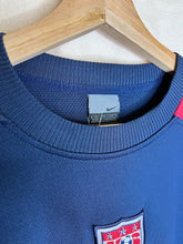 Load image into Gallery viewer, Vintage USA Soccer Nike Dri-Fit Navy Crewneck Sweatshirt: XL
