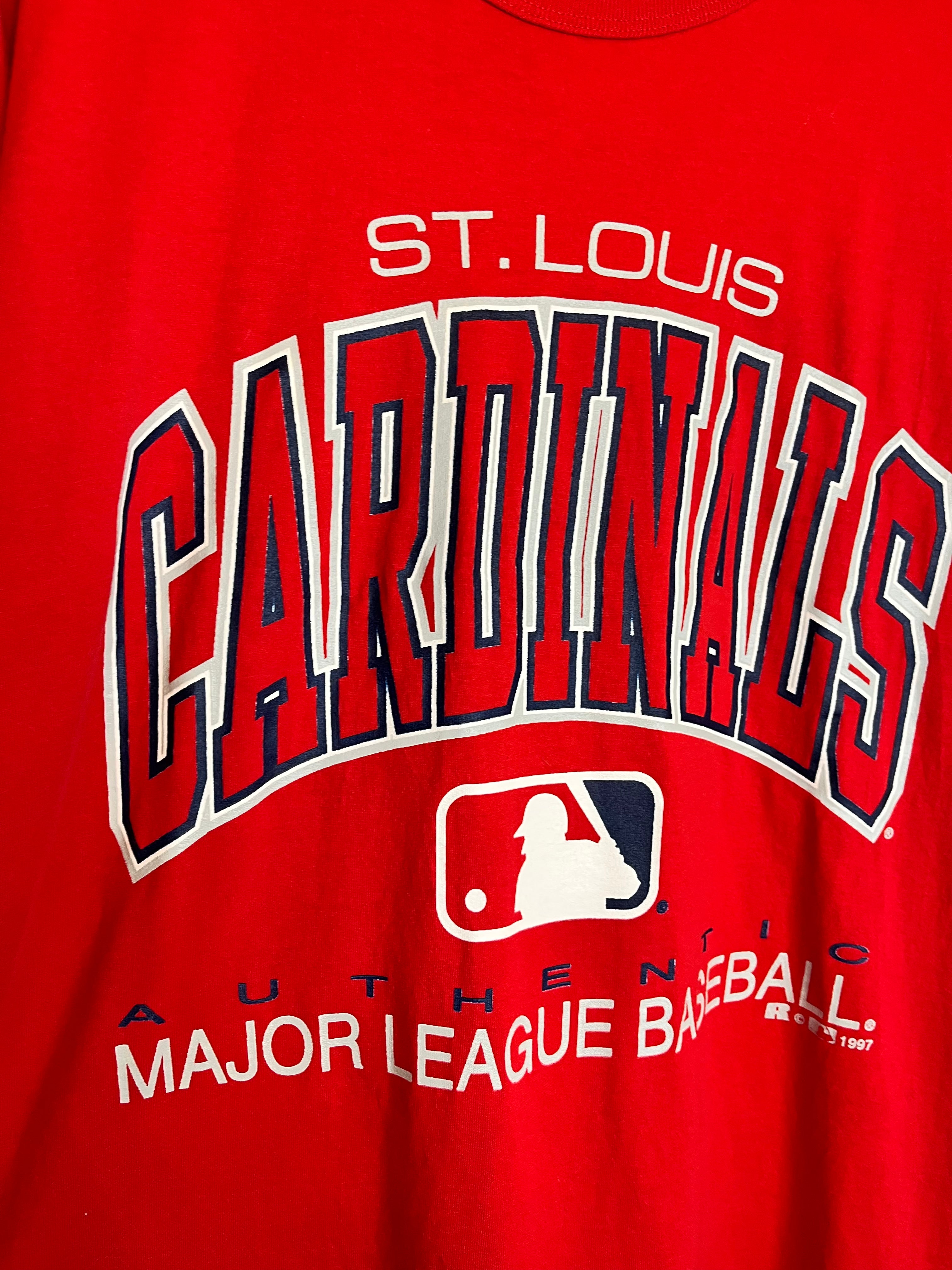 Vintage St.Louis Cardinals MLB Russel USA Red T-Shirt: XL
