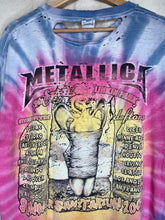 Load image into Gallery viewer, Vintage Metallica Summer Sanitarium 2003 Distressed Deftones Limp Bizkit Tie-Dye T-Shirt: XL
