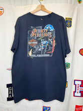 Load image into Gallery viewer, Vintage Harley Davidson Vehicle Operations York 1999 Pocket T-Shirt
