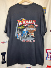 Load image into Gallery viewer, Vintage Harley Davidson Widman St.Louis Arch Motorcycle Single Stitch T-Shirt: XL
