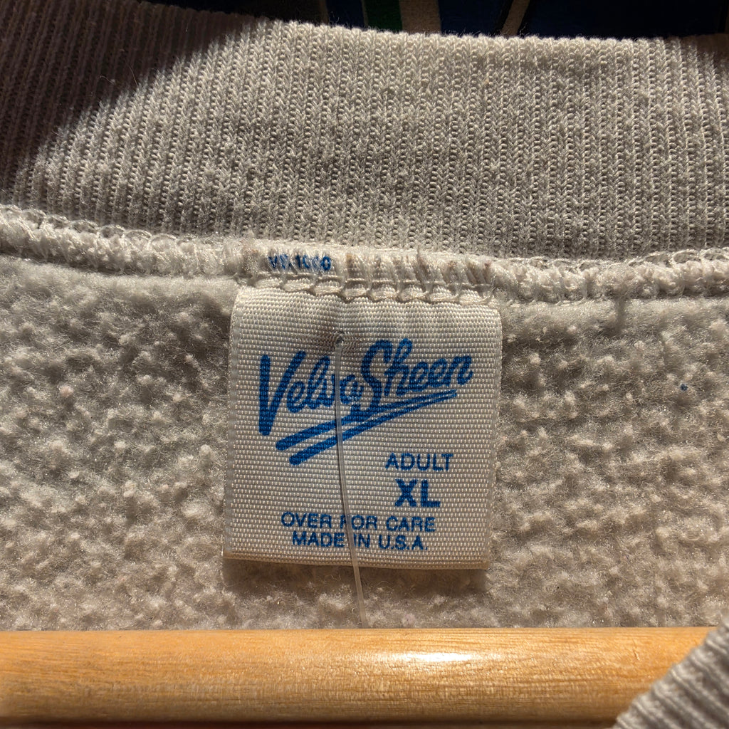 VTG Velva Sheen Mickey Mouse White Sweatshirt Disney: XL