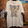 VTG 1990 San Antonio Spurs Salem Big Head White T-Shirt: XL