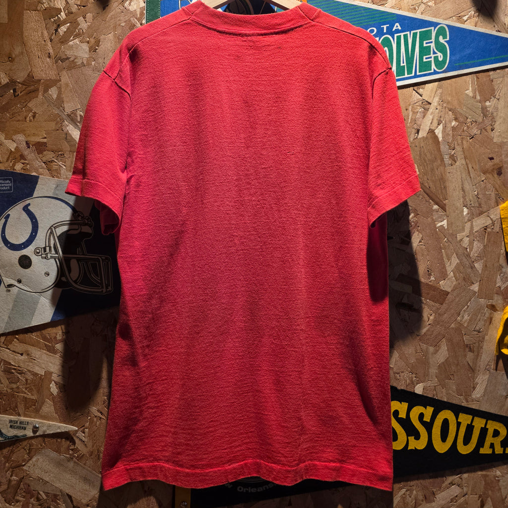 VTG 90's Ball State University Cardinals Red T-Shirt: Large