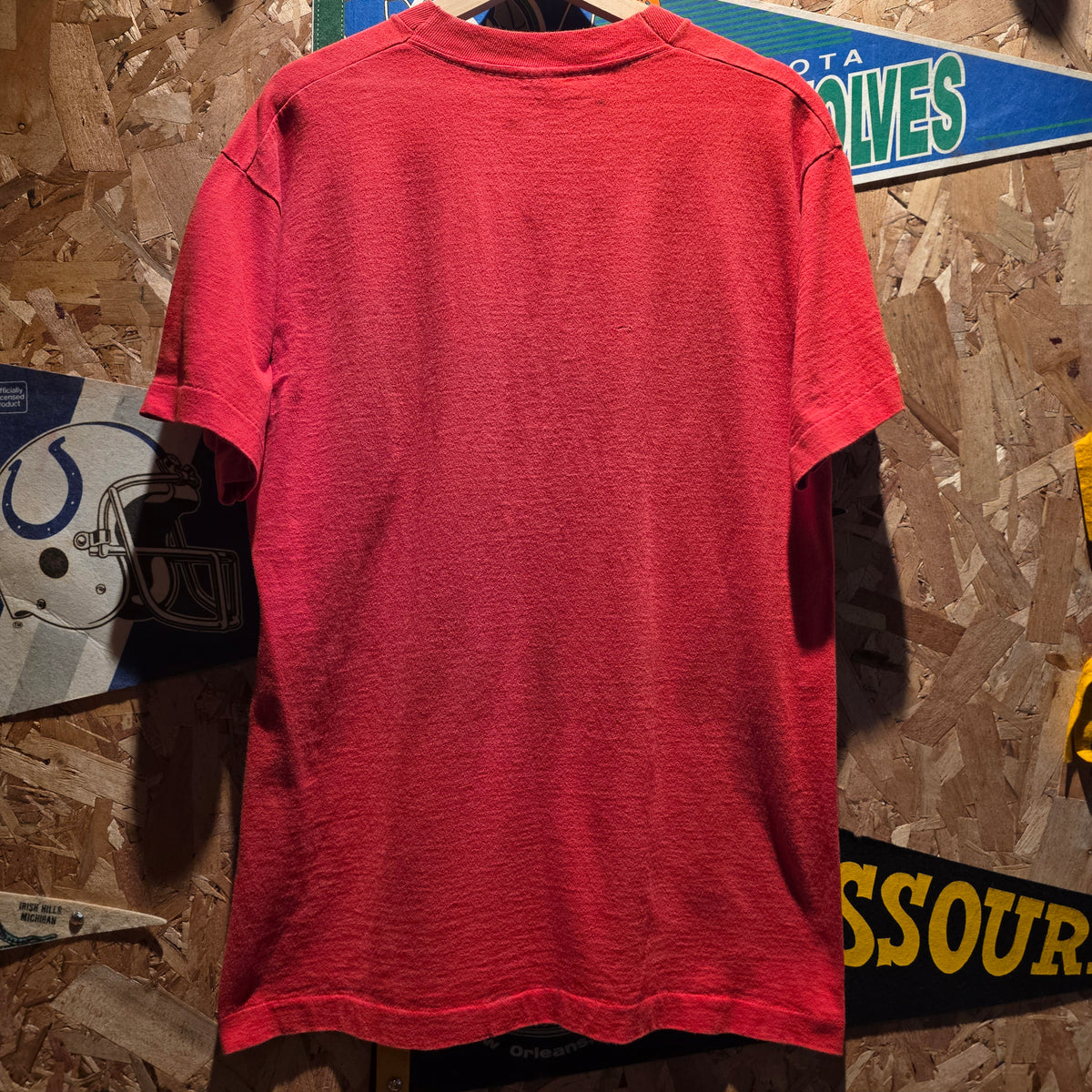 VTG 90's Ball State University Cardinals Red T-Shirt: Large