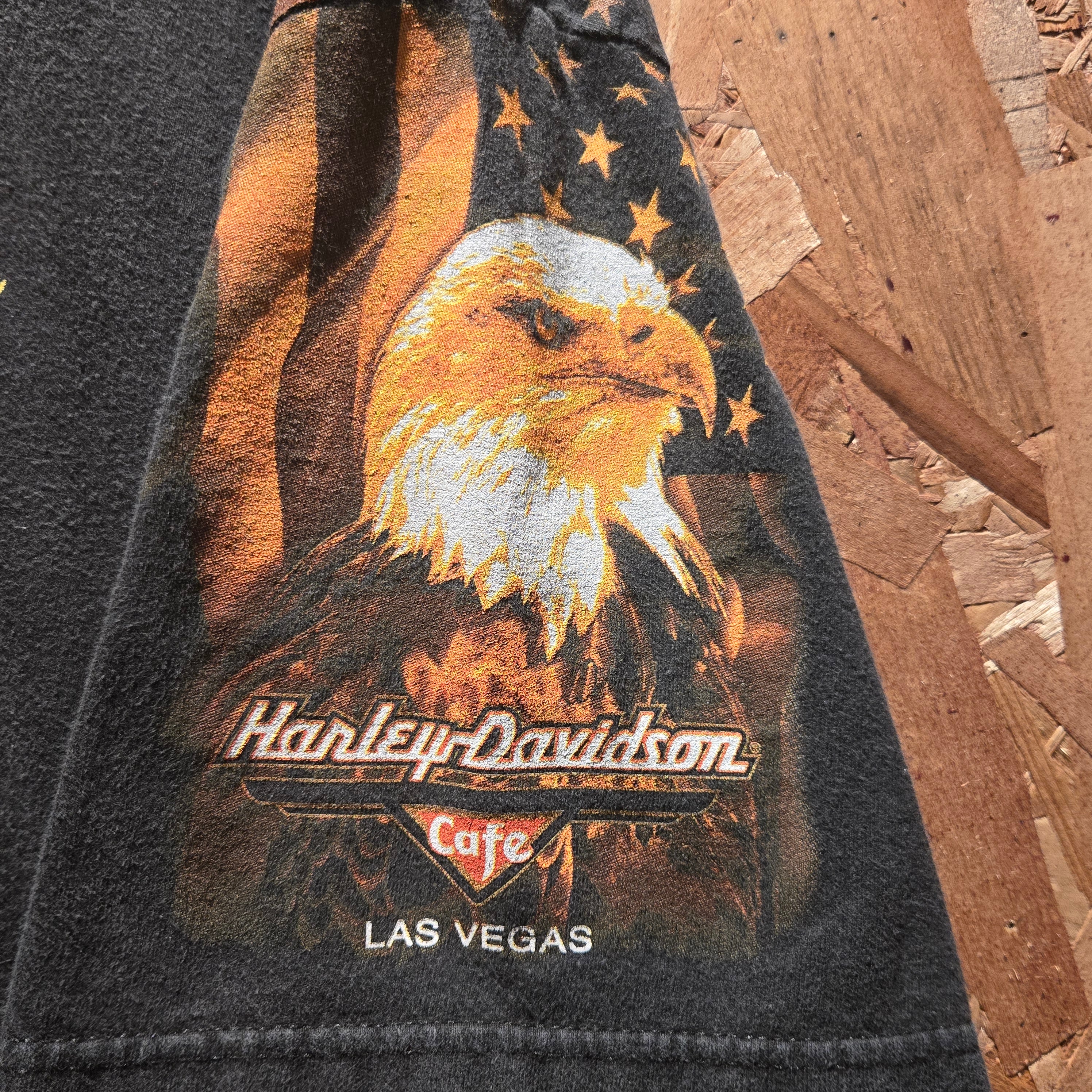 Harley Davidson Cafe Las Vegas Black Short Sleeve: 2XL