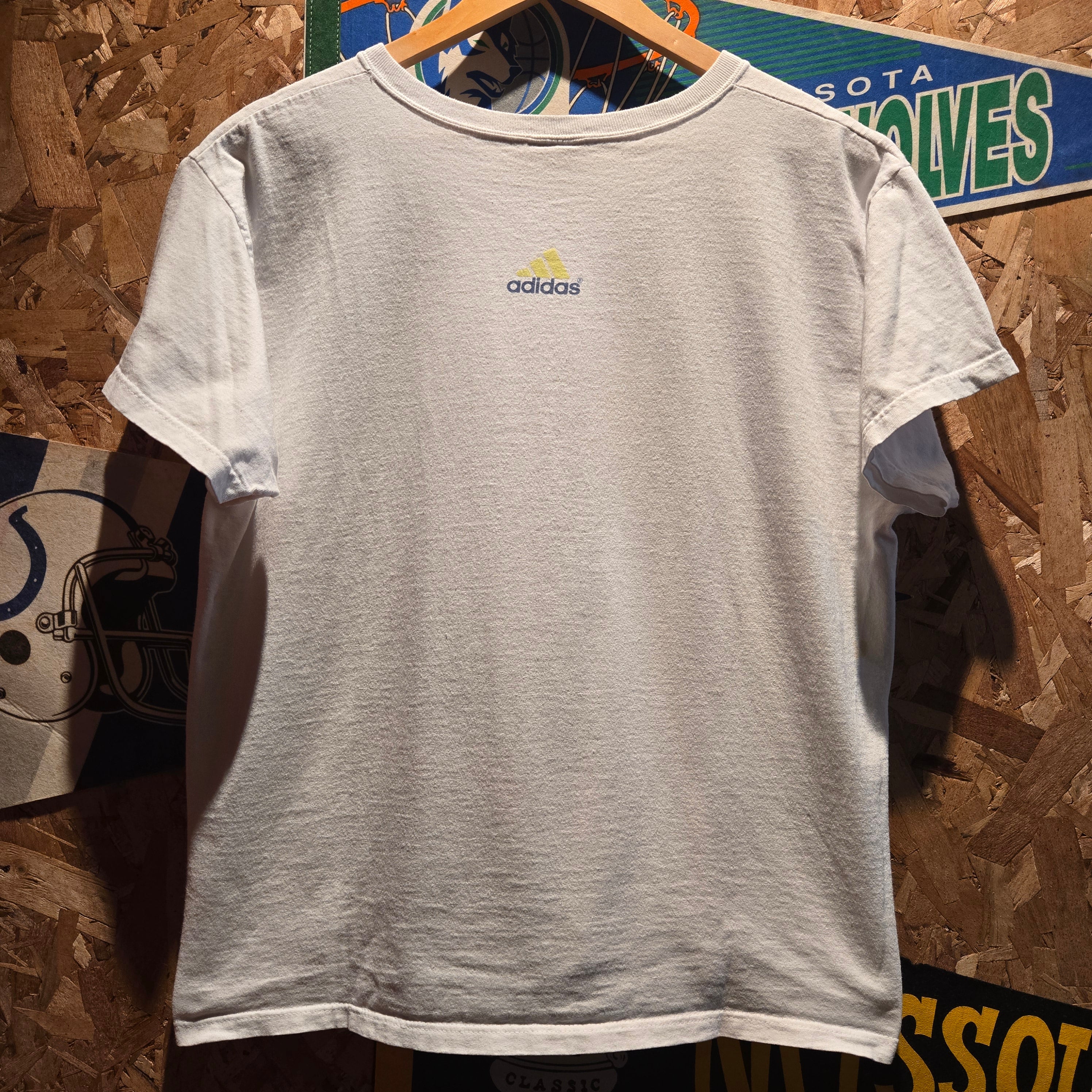 VTG Adidas Made In USA Graphic T-Shirt: Large