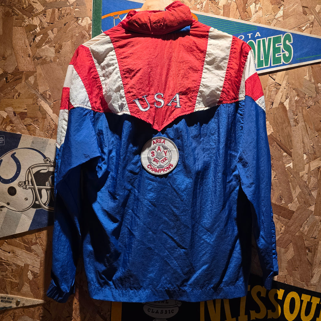 VTG 1994 Adidas USA Olympic Team Windbreaker Jacket: Large