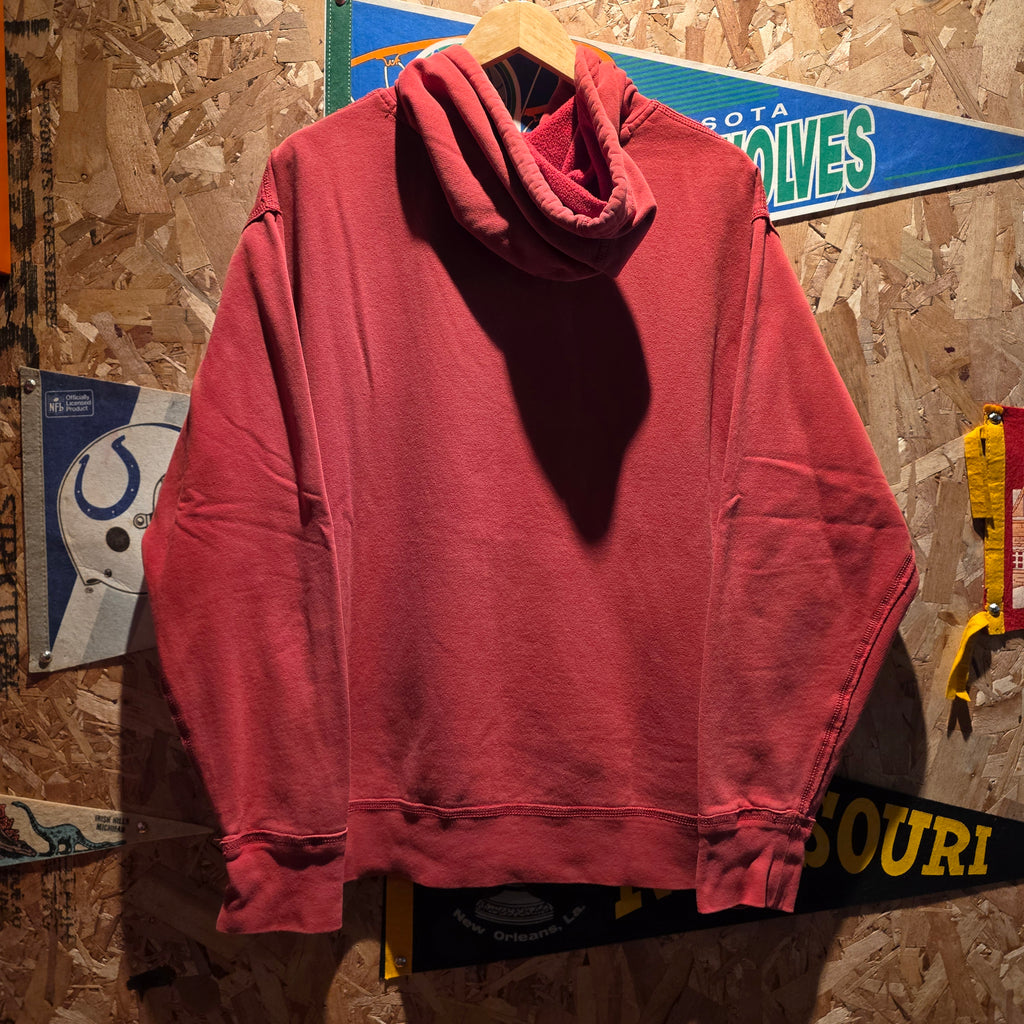 VTG Y2K Polo Jeans Co. Hoodie Mens Crest Graphic Fleece: Large