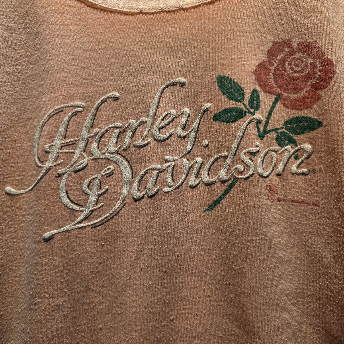 VTG 1987 Womans Harley Davidson Ruffeled Tank Top: Medium: XL