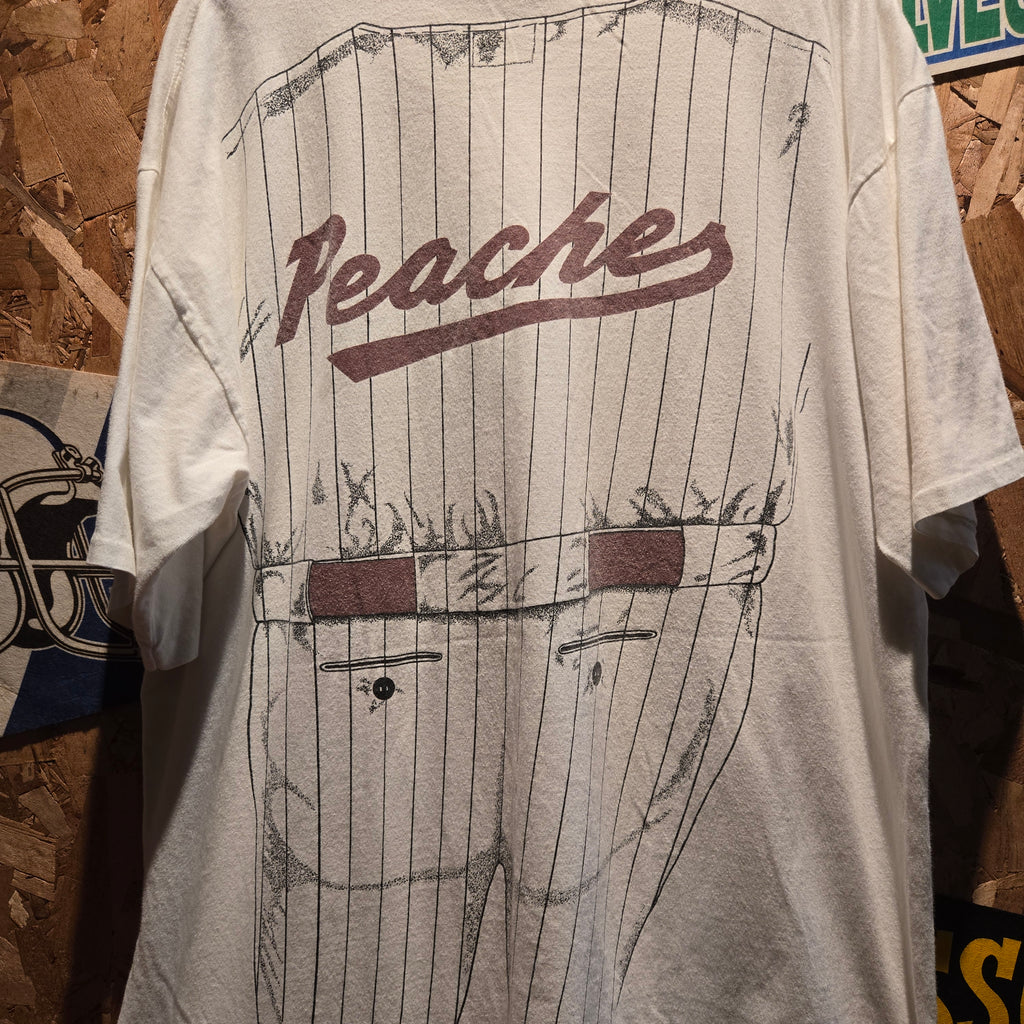 VTG A League Of Their Own Jersey Shirt Peaches Graphic T-Shirt Single Stitch USA: 2XL