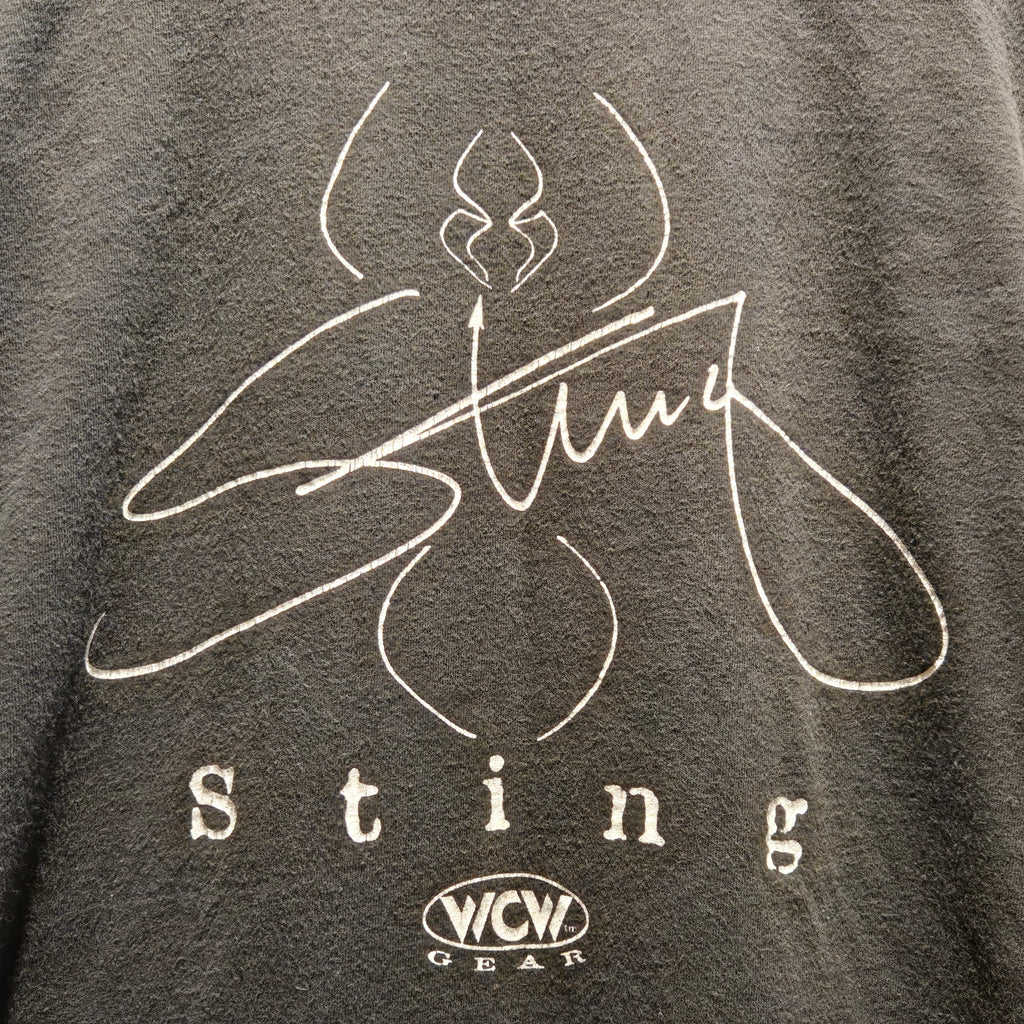 VTG Sting WCW Black Wrestling T-Shirt: 2XL