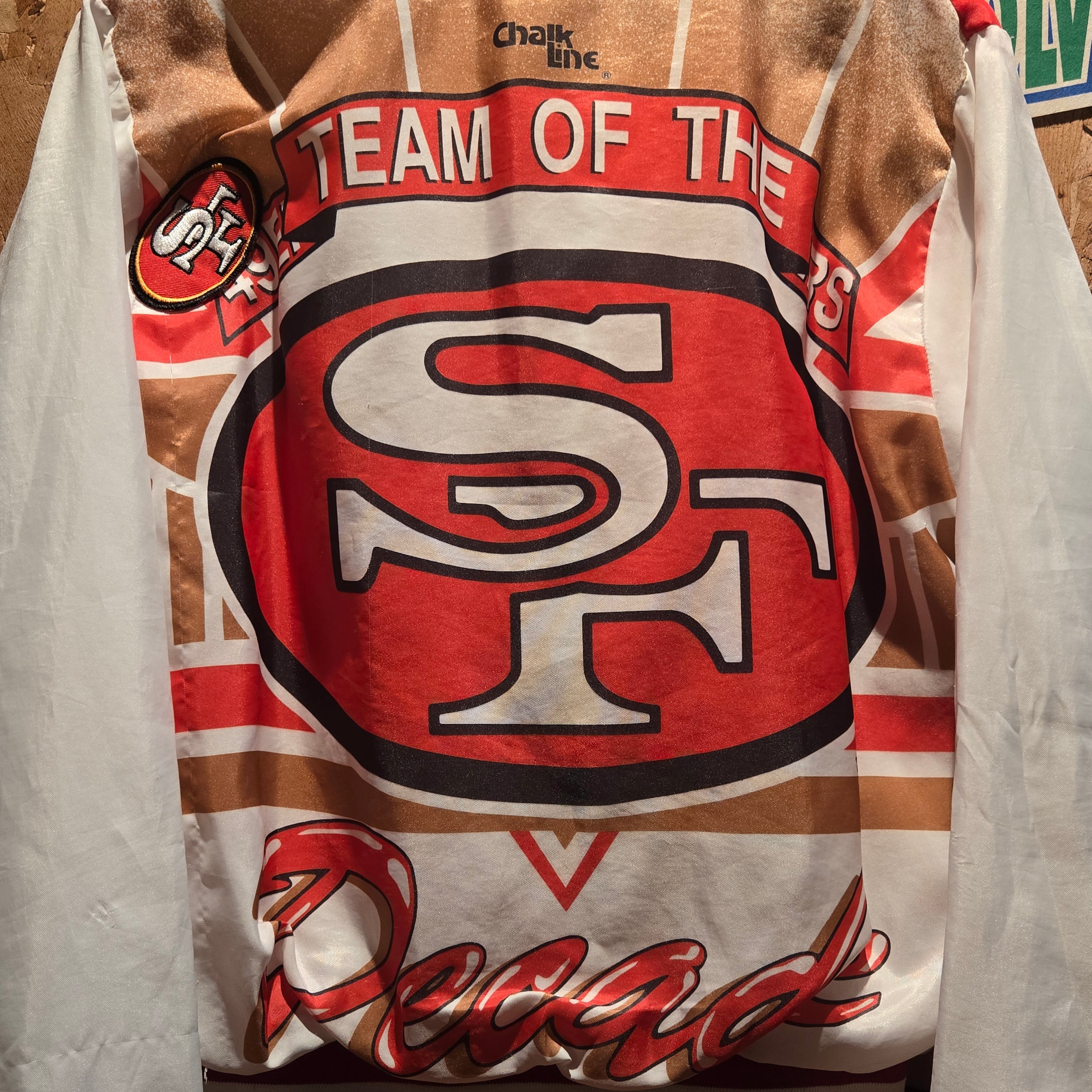 Vintage 90s Chalk Line San Francisco 49ers Team Of The Decade Jacket: Medium