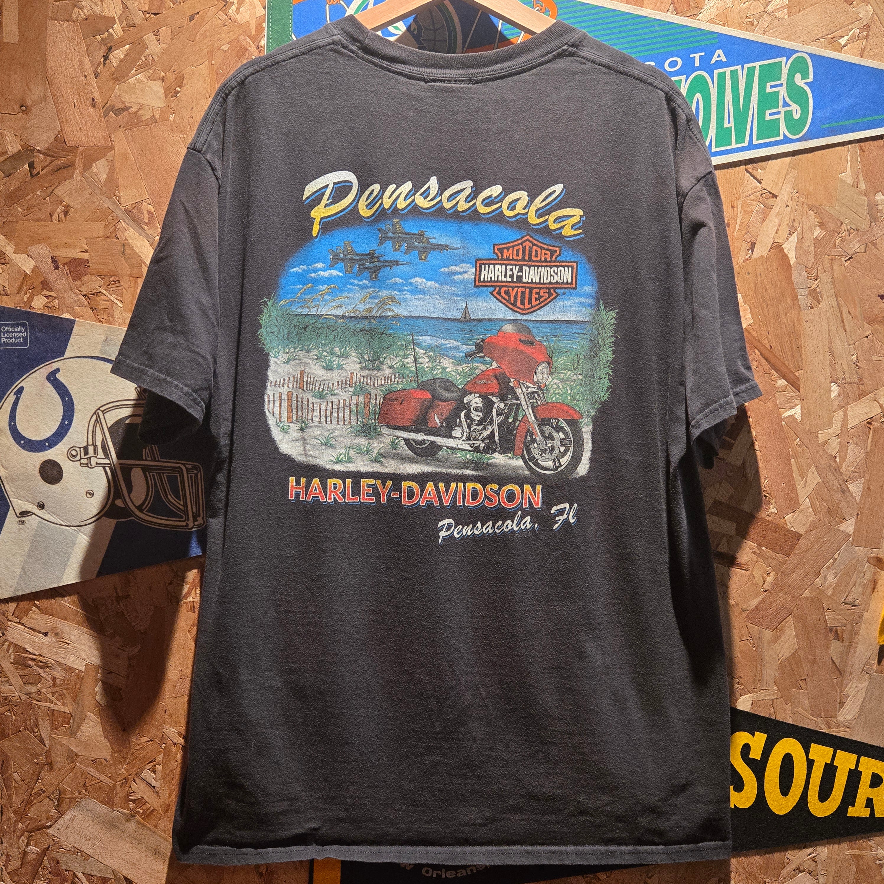 Harley Davidson 2021 Pensacola Black T-Shirt: XL