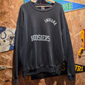 VTG Indiana University Hoosiers Black Sweatshirt Double Sided: 2XL