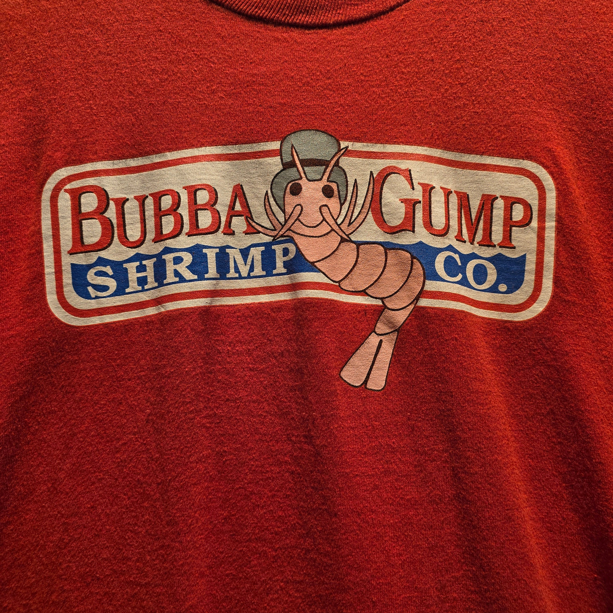 VTG 90's Stanley DeSantis Bubby Gump Shirmp Co. Single Stitch T-Shirt: XL
