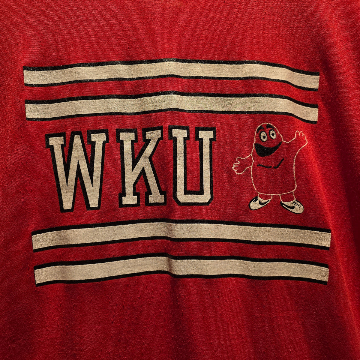 VTG Western Kentucky Hilltoppers 80's Champion Red T-Shirt: Large