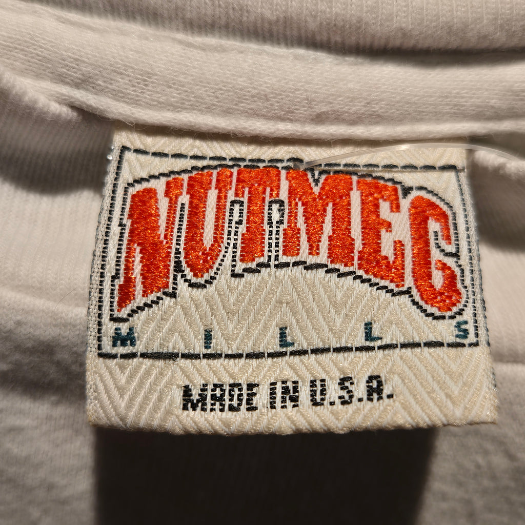 VTG Nutmeg Magic Johnson #32 White T-Shirt: Medium