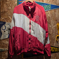 VTG Red Oak Indiana Hoosiers Striped Windbreaker: Large