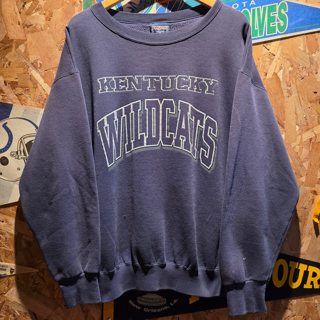 VTG Jansport University Of Kentucky Wildcats Navy Sweatshirt: XL