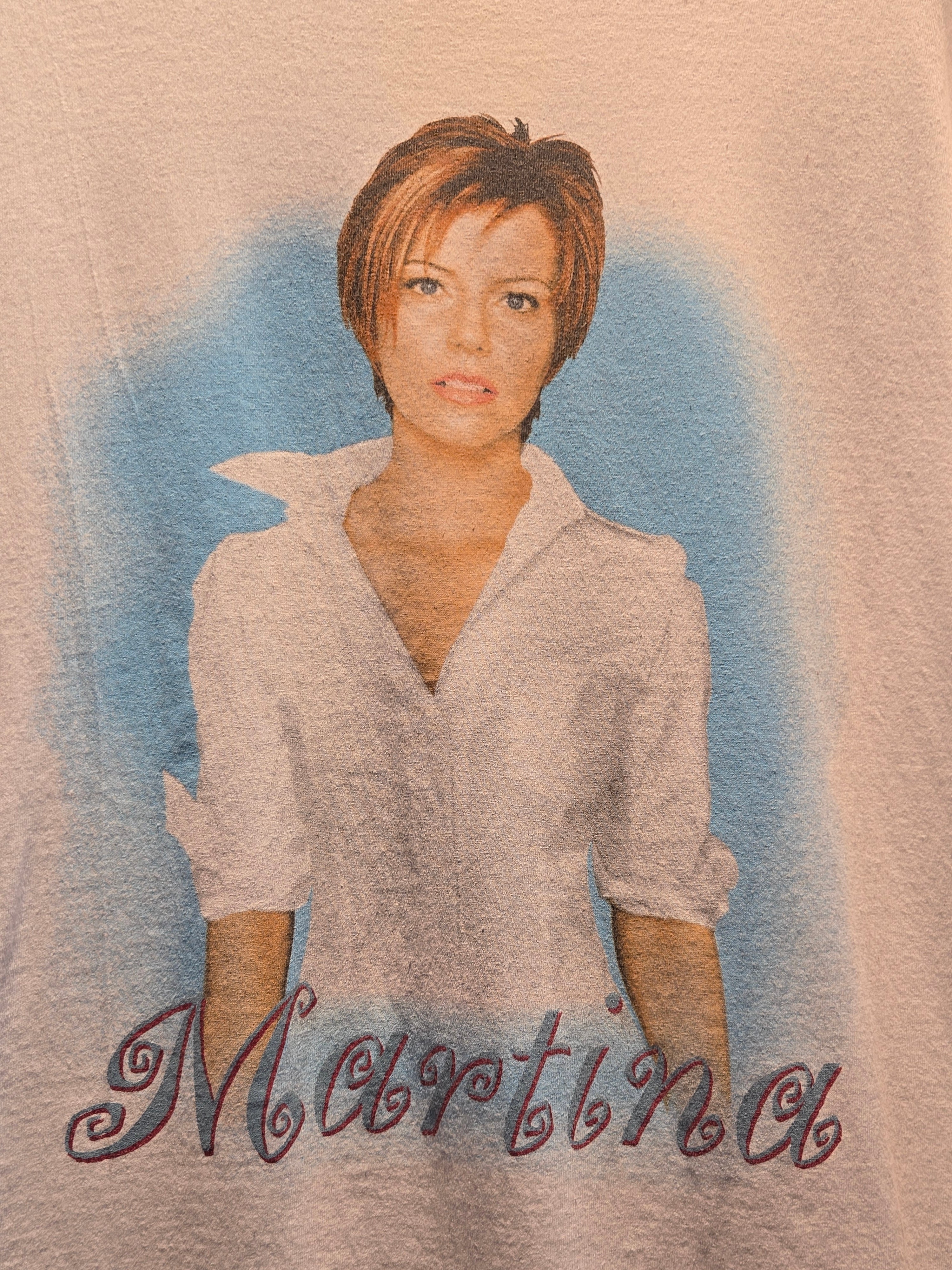 VTG 1999 Martina McBride Emotion Tour Graphic T-Shirt :Large