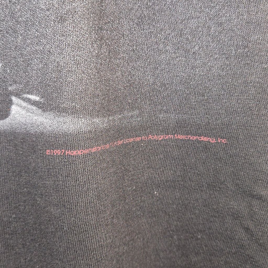 VTG 1997 Elton John PolyGram Band Black T-Shirt: XL