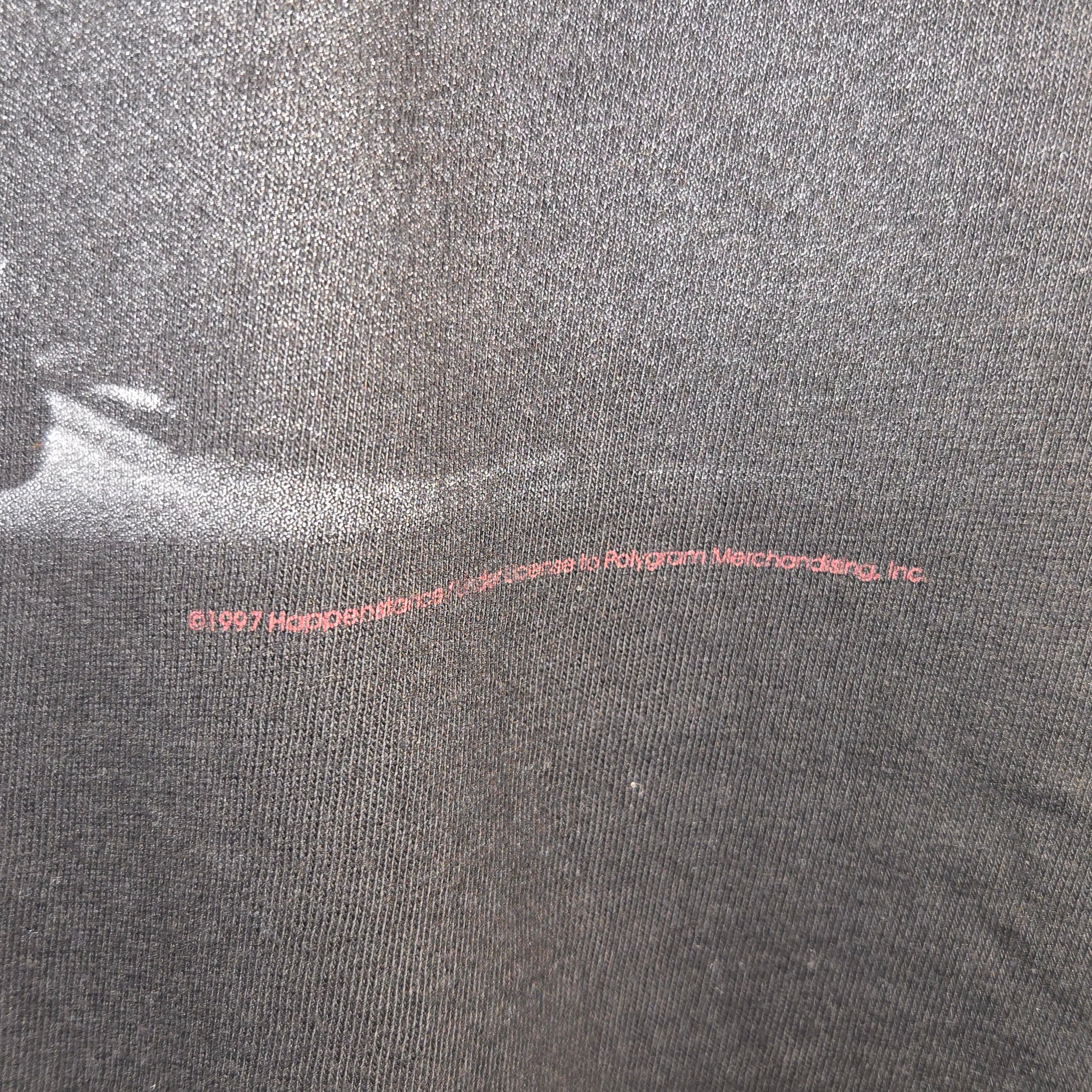 VTG 1997 Elton John PolyGram Band Black T-Shirt: XL