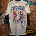 VTG 1995 Alabama June Jam " I Survived The Jam Of 95" Graphic T-Shirt: Large