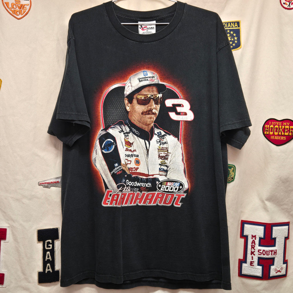 VTG 2000 Dale Earnhardt Intimidator Schedule Black T-Shirt: XL